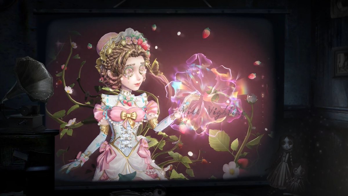 Dear Visitors, A sweet new story is about to bloom!🍓Doctor’s S Costume, along with A Costumes for Barmaid and “Dentist” will come on September 10. Discover the delicate porcelain-inspired designs and the charming details behind these brand new costumes in the video! #IdentityV
