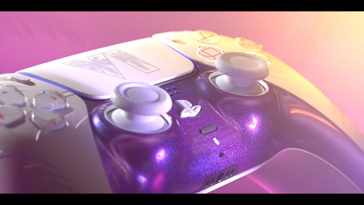 【State of Play】 バイスシティをイメージした、『グランド・セフト・オートVI』の限定版DualSense® ワイヤレスコントローラーが登場! ブラックとホワイトの2種類を、11月19日(木)に数量限定で発売。 詳しくはこちら⇒ (9月3日(木)掲載記事)
