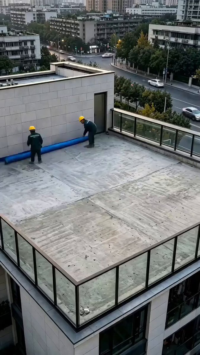 Watch them build a whole luxury lounge on the roof