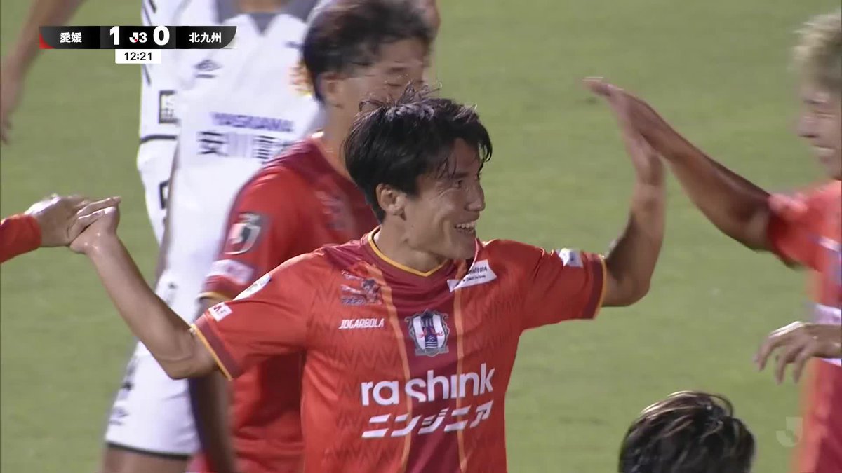 🎦 ゴール動画 🏆 明治安田Ｊ３リーグ 🆚 愛媛vs北九州 🔢 2-0 ⌚️ 13分 ⚽️ 上村 周平（愛媛） #Ｊリーグ