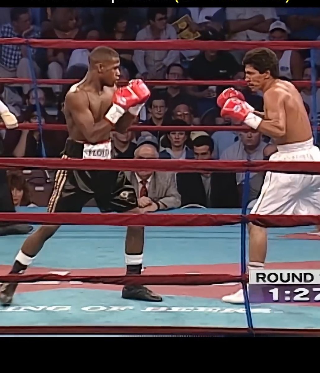 Floyd Mayweather vs. Roberto Apodaca. The first win of 50–0 didn’t happen under golden lights. It happened here.🥊 Texas Station Casino. Not the MGM. Not Showtime. A 19-year-old Olympic bronze medalist still called Pretty Boy Floyd. $2,500 purse. Apodaca was making his debut too. He dropped Apodaca with a body shot in the first round, then did it again in the second before the ref stopped the fight just 37 seconds into Round 2. That was professional win No. 1. The unbeaten record started in a place most fans would walk past. #Boxing #BoxingHistory