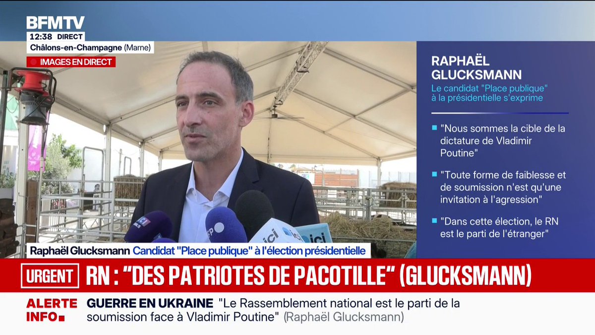 Raphaël Glucksmann, candidat "Place Publique" à la primaire de la gauche, propose de taxer "les méga-héritages"