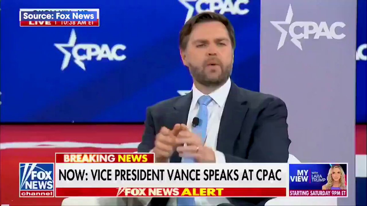 🚨🇺🇲 JD Vance : « Nous ne pouvons pas reconstruire l’Europe en laissant des millions et des millions de migrants illégaux non contrôlés entrer dans notre pays. Il faut que ça s’arrête. » Que pensez-vous des propos de JD Vance ? 🇫🇷 Soutenez-nous en nous suivant sur 𝕏 🌐 Notre Telegram en cas de censure : 🇫🇷