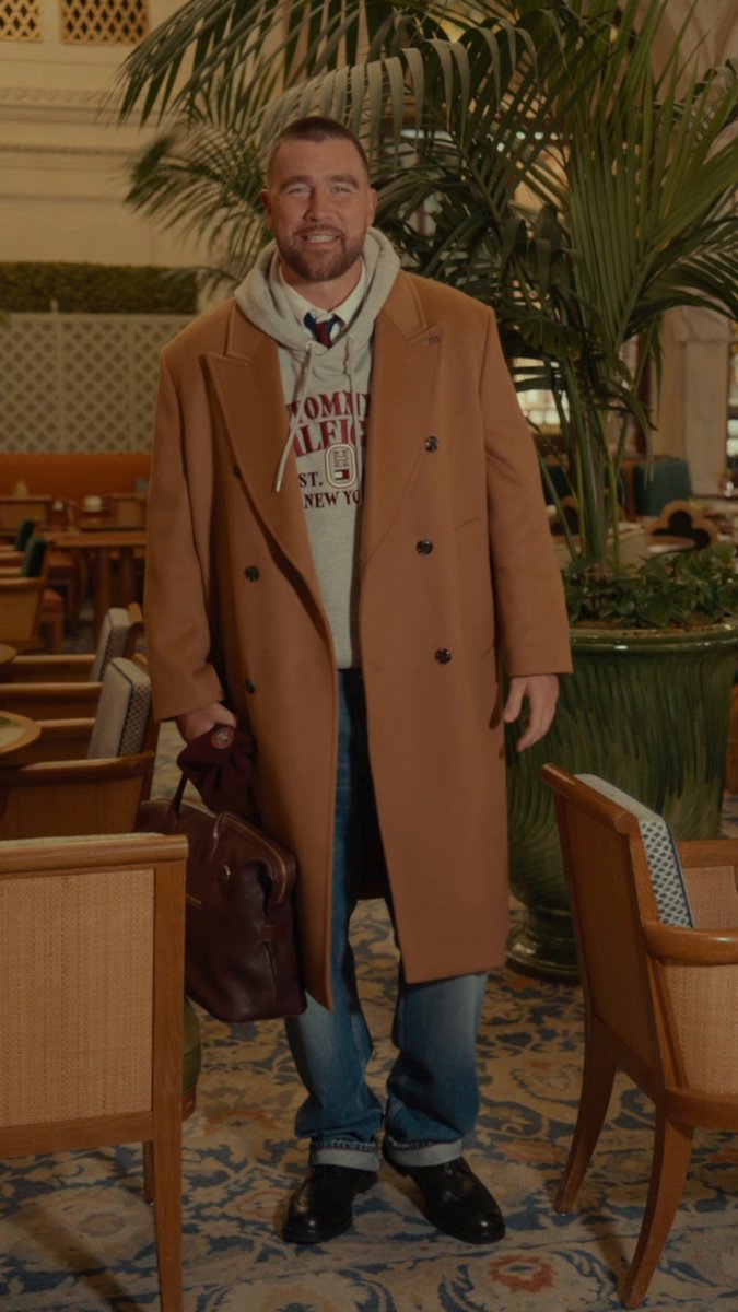 fall in New York, the Travis Kelce way. get the details behind his Tommy Hilfiger look Travis Kelce