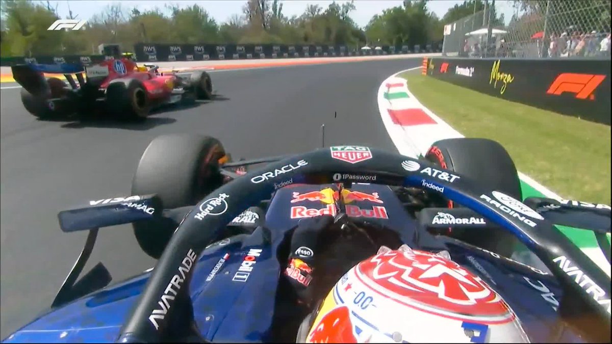 Max Verstappen and Lewis Hamilton go racing! 🍿