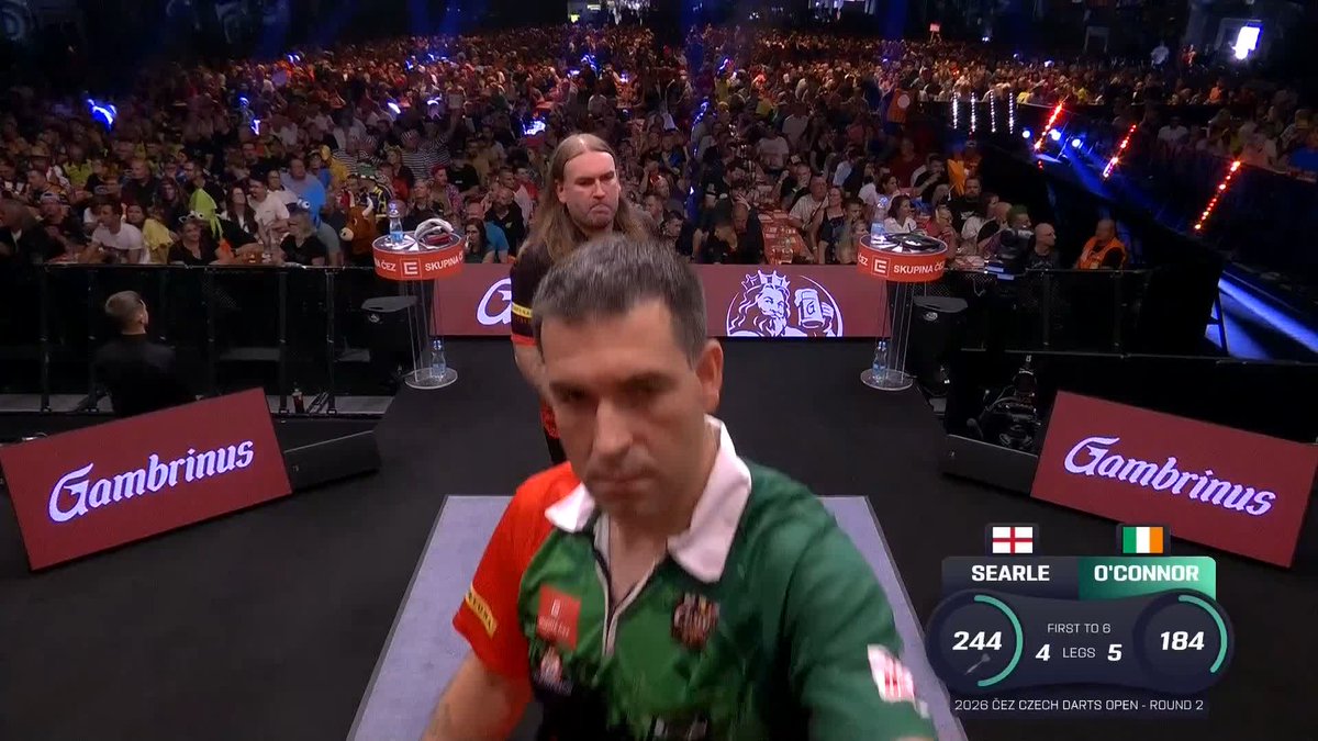O'CONNOR COMPLETES COMEBACK OVER SEARLE! Four straight legs for William O'Connor as he picks up his first ever big stage victory over Ryan Searle, winning 6-4. 📺 #ET12