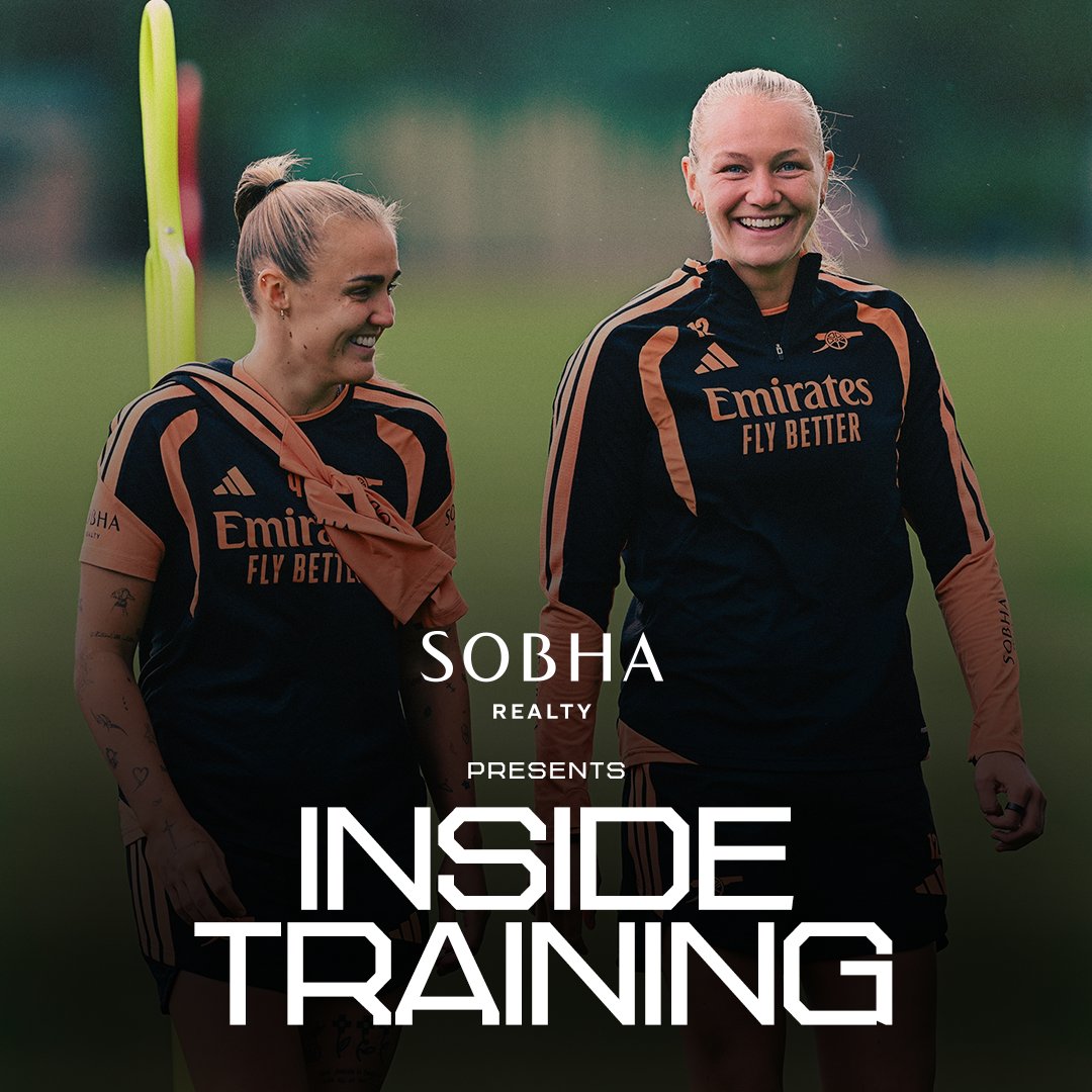 Building up for Brighton &amp; Hove Albion 👊 Go Inside Training as we prepare for our opening Barclays Women's Super League match at Sobha Realty Training Centre 📺