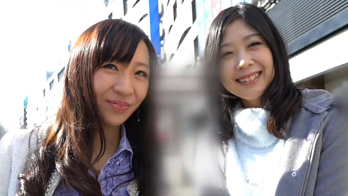 お買い物中の母娘にインタビュー