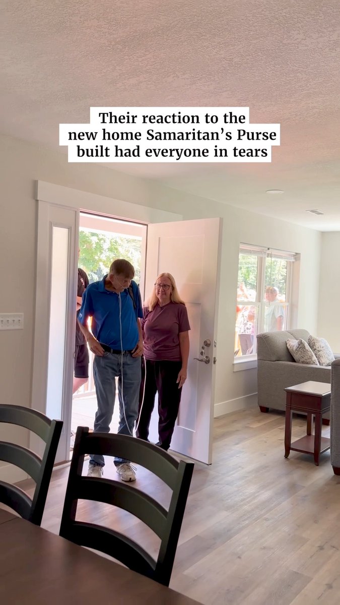 What a blessing for us to provide a fully furnished home to Tommy and Mary Moss! The couple lost nearly everything in Hurricane Helene, but God saw their need. Our team worked hard, and we were able to build their house in just 27 work days! We praise the Lord for the opportunity to care for them and ask for your prayers as they settle into their new home. Read the full story at