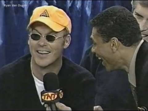 Happy Birthday Michael Keaton Great actor, member of the 1989 Dream Team, only Batman to wear Jordans & he helped make Vince Carter's Dunk contest more memorable