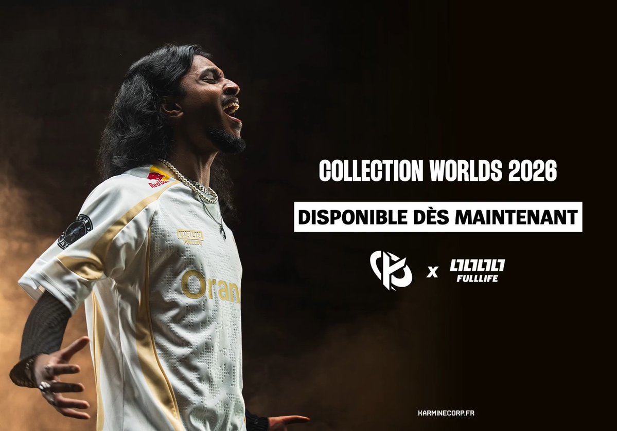 Tous ensemble, face au monde. #KCORP Collection Worlds 2026 x Fulllife ⚪️🟡 Disponible dès maintenant sur