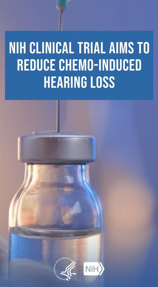Cisplatin is one of the most effective cancer drugs we have — but it comes with a tough tradeoff: permanent hearing loss in up to half of patients who receive it. NIH scientists led by Dr. Lisa Cunningham are testing whether a common cholesterol drug, atorvastatin, can reduce that risk in randomized, placebo-controlled trial. Learn more about the trial: