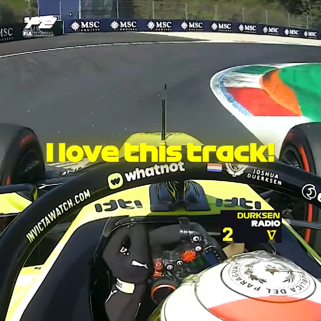 On top at the Temple of Speed 🥇💨 Joshua Dürksen 🇵🇾 charged his way forward to a seventh career F2 win in the Sprint Race at Monza 👏 #F2 #ItalianGP