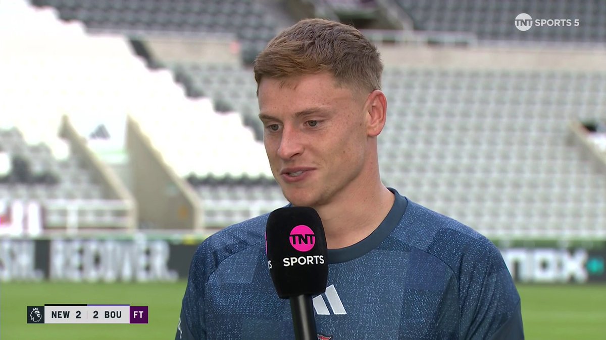“It’s a good point in the end, I’m tired after it!” 😅 Harvey Barnes reflects on Newcastle’s comeback against Bournemouth. 🎙️ Lynsey Hipgrave | 📺 TNT Sports &amp; HBO Max