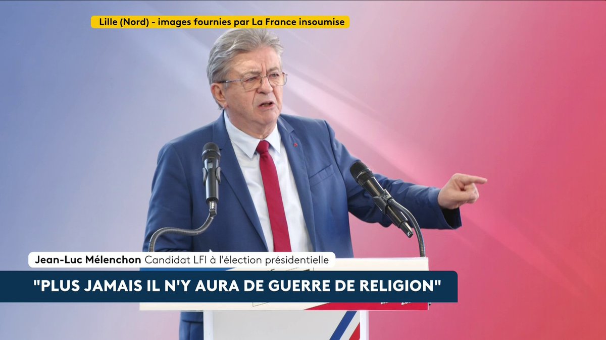 🔴 🗣 "Jeune homme, quand on est à l'étranger, on ne dit pas du mal de sa patrie, et on ne dit pas que sa patrie est ruinée", lance Jean-Luc Mélenchon, à l'intention de Jordan Bardella, après sa sortie aux côtés du leader du parti d'extrême droite Reform UK Nigel Farage. #canal16
