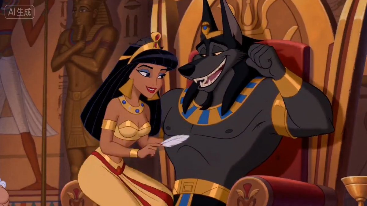 Anubis and his queen. Generated with Seedance 2.0.