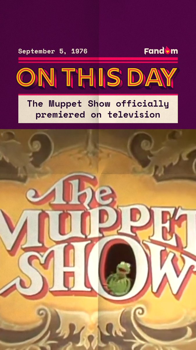 On this day in 1976, The Muppet Show premiered on TV and brought delight to audiences everywhere 💖