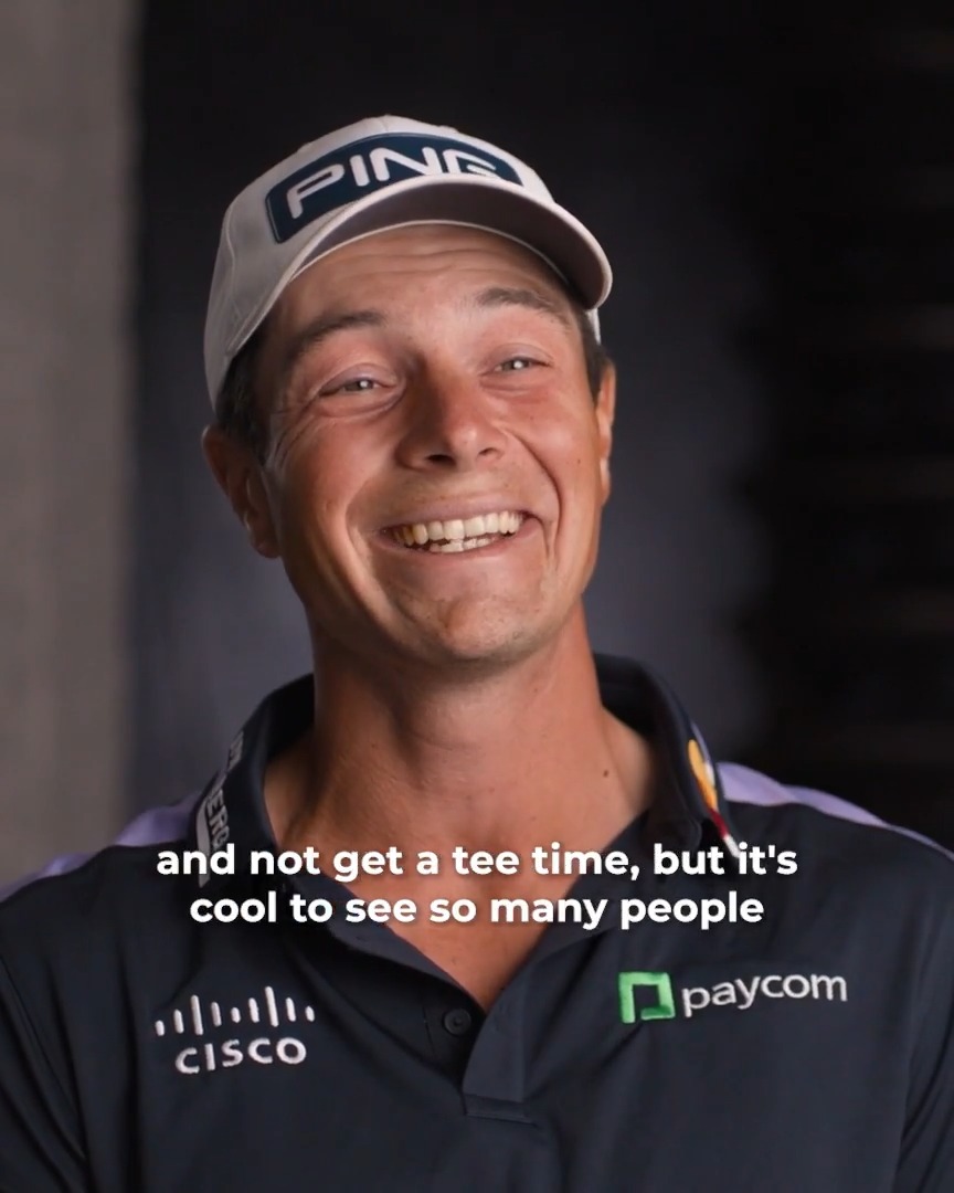 The Hovland effect. Golf has been booming in Norway since Viktor started his career. The problem? The 8-time winner struggles to find tee times when he’s home 😭