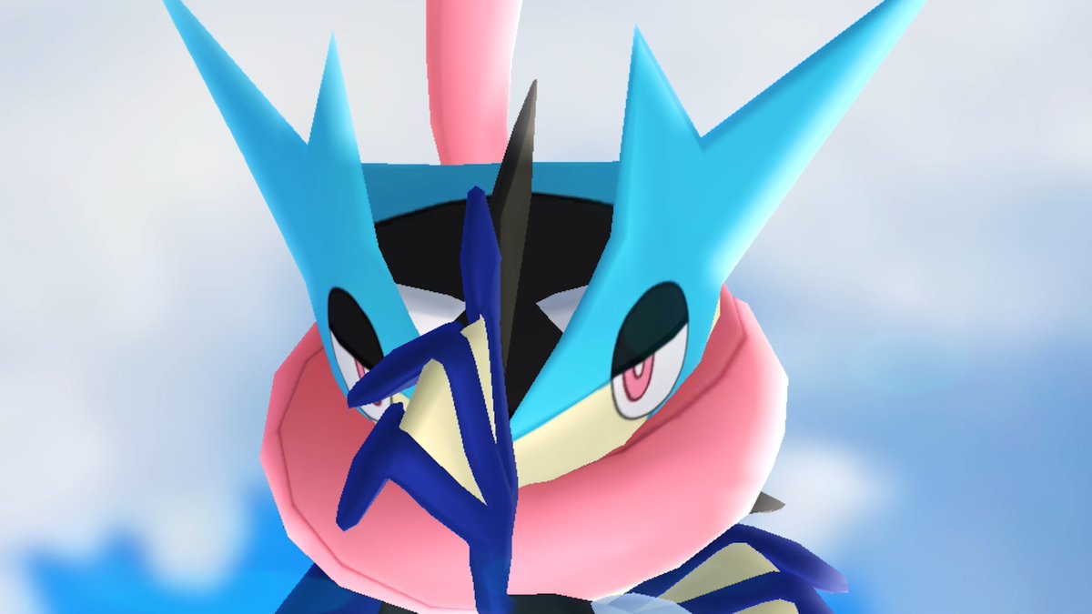 Silent. Swift. Incredible aura. 💧 Mega Greninja has arrived in Pokémon GO! This Pokémon spins a giant shuriken at high speed to make it float, then clings to it upside down to catch opponents unawares. #PokemonGOFest2026: Mega Finale