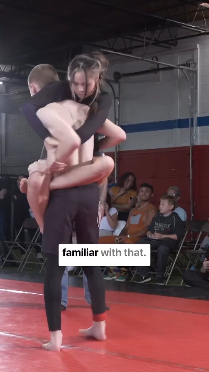 Girl Submits A Boy While Standing In A Jiu Jitsu Match #mma