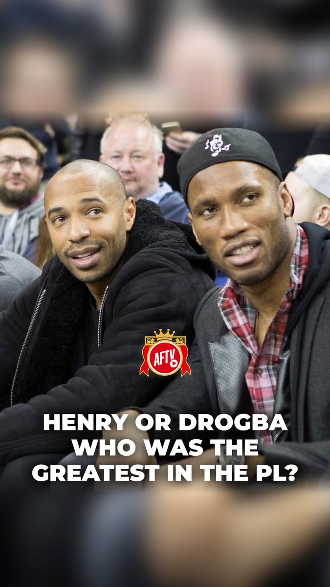 Thierry Henry vs Didier Drogba - who’s the GREATEST PL PLAYER EVER? 🤔⭐ #AFTV