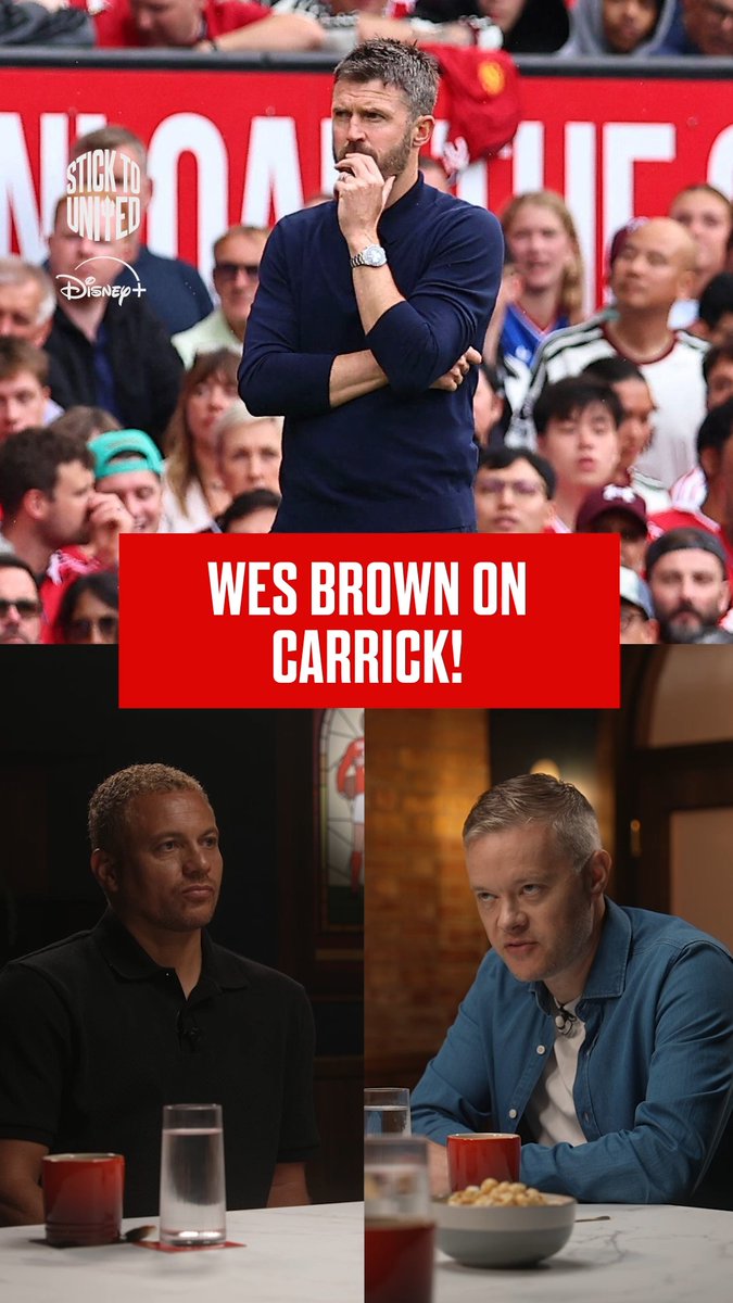 "Coming third last year was a big shock for everyone!" Wes Brown gives his thoughts on Michael Carrick.