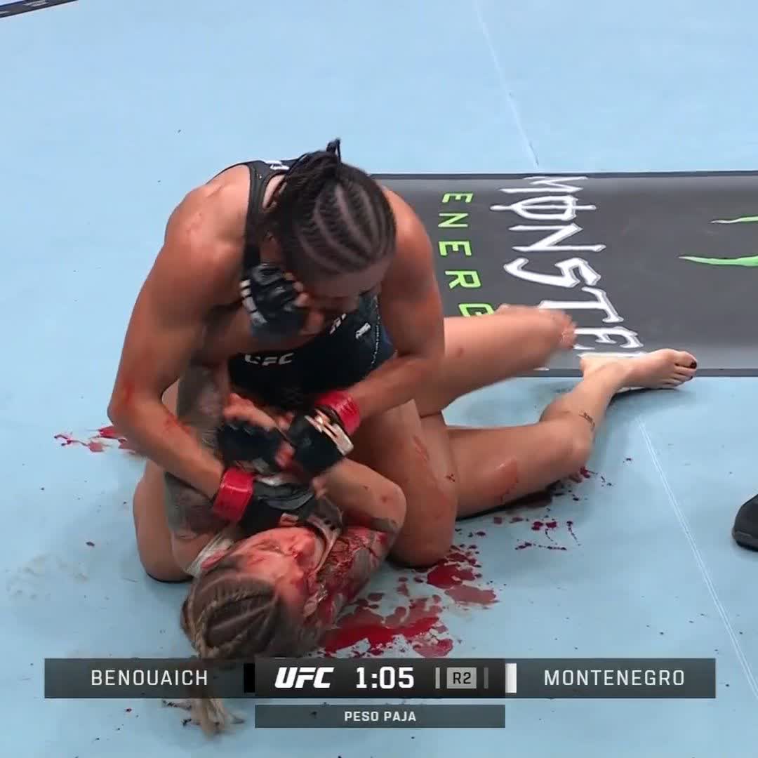 Ufff qué impactante sumisión ‼️ #UFCParís | Ver en vivo por Paramount+ Deportes