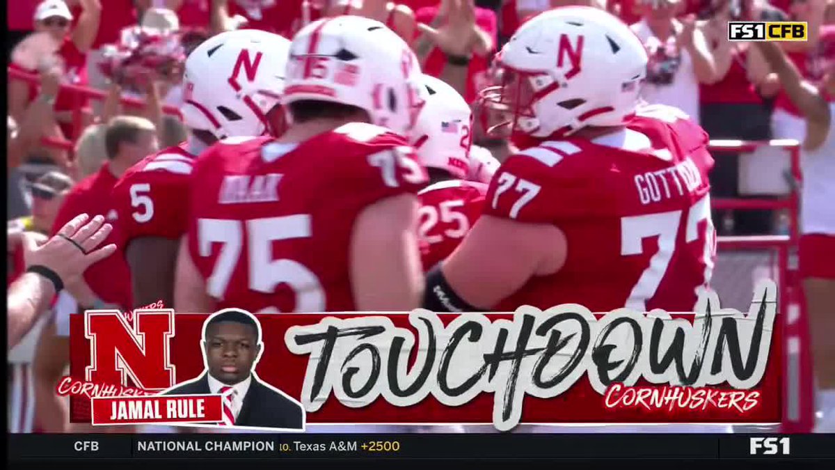 Jamal Rule punches through for Nebraska Football's first TD of 2026 👊 Watch on FS1