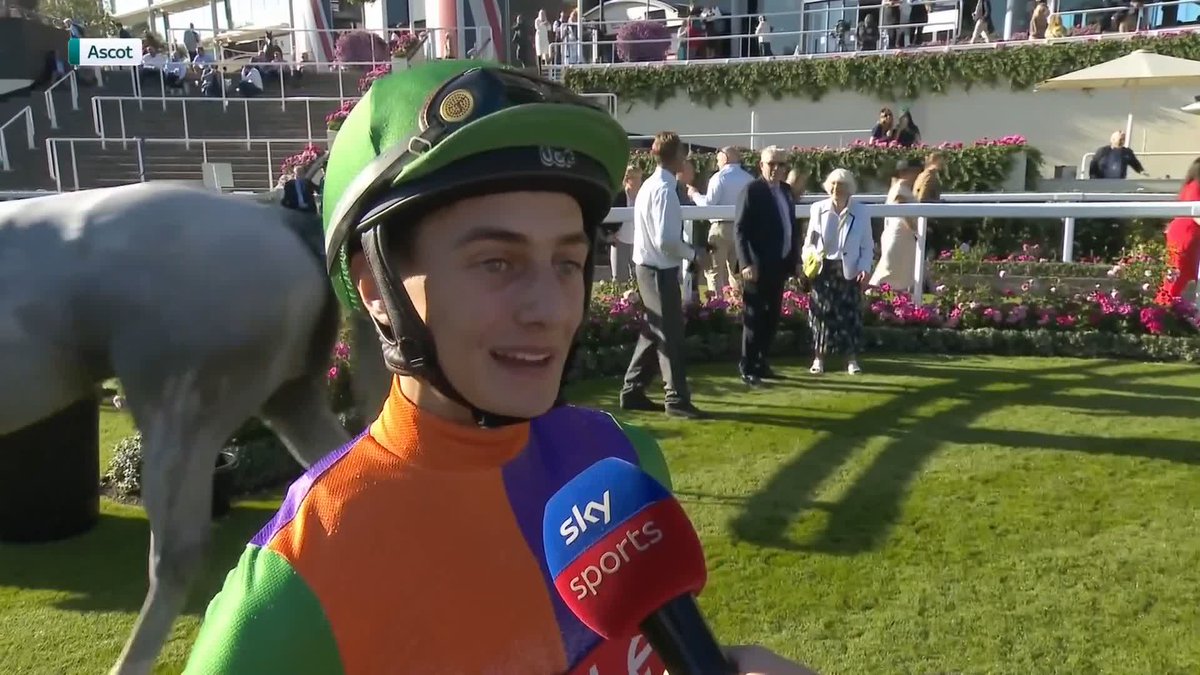 "Very happy!" 😁 Enjoy your first Ascot Racecourse winner, Jack Dace!