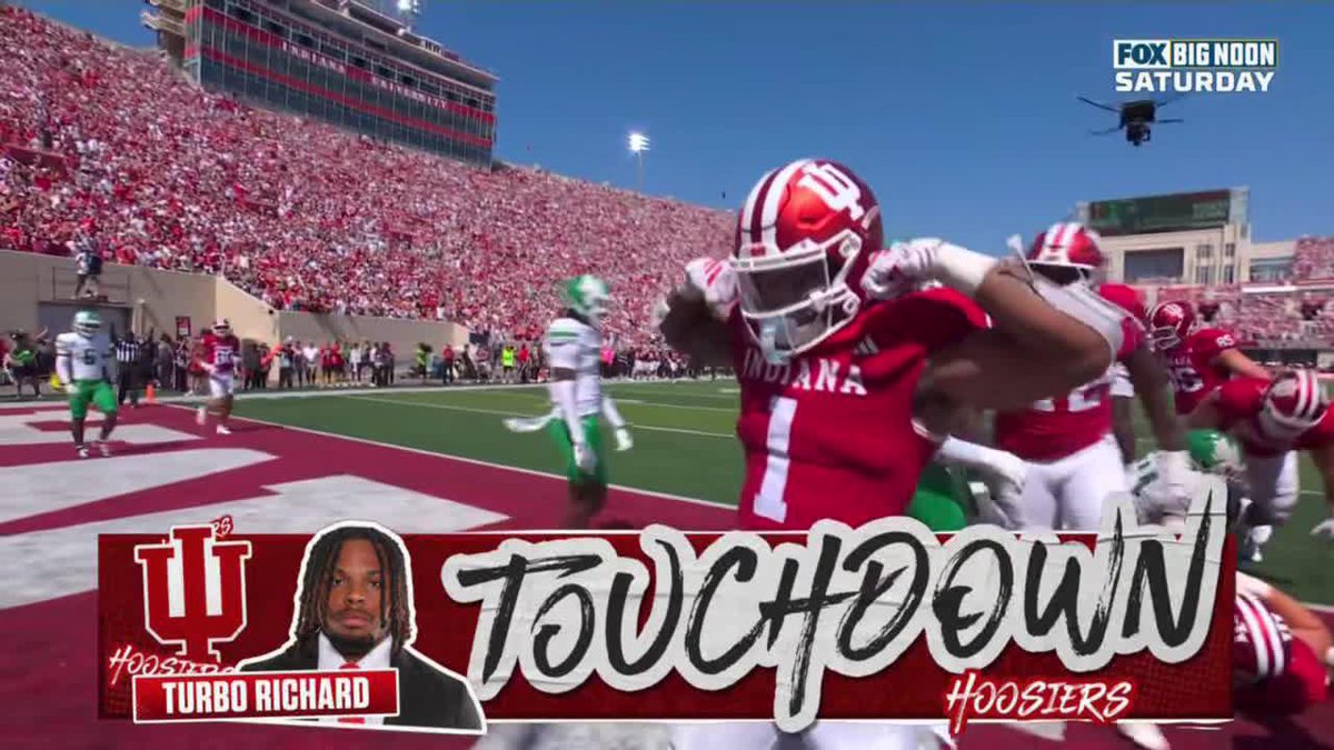 Turbo Richard gets on the board 💥 Indiana Football Watch on FOX