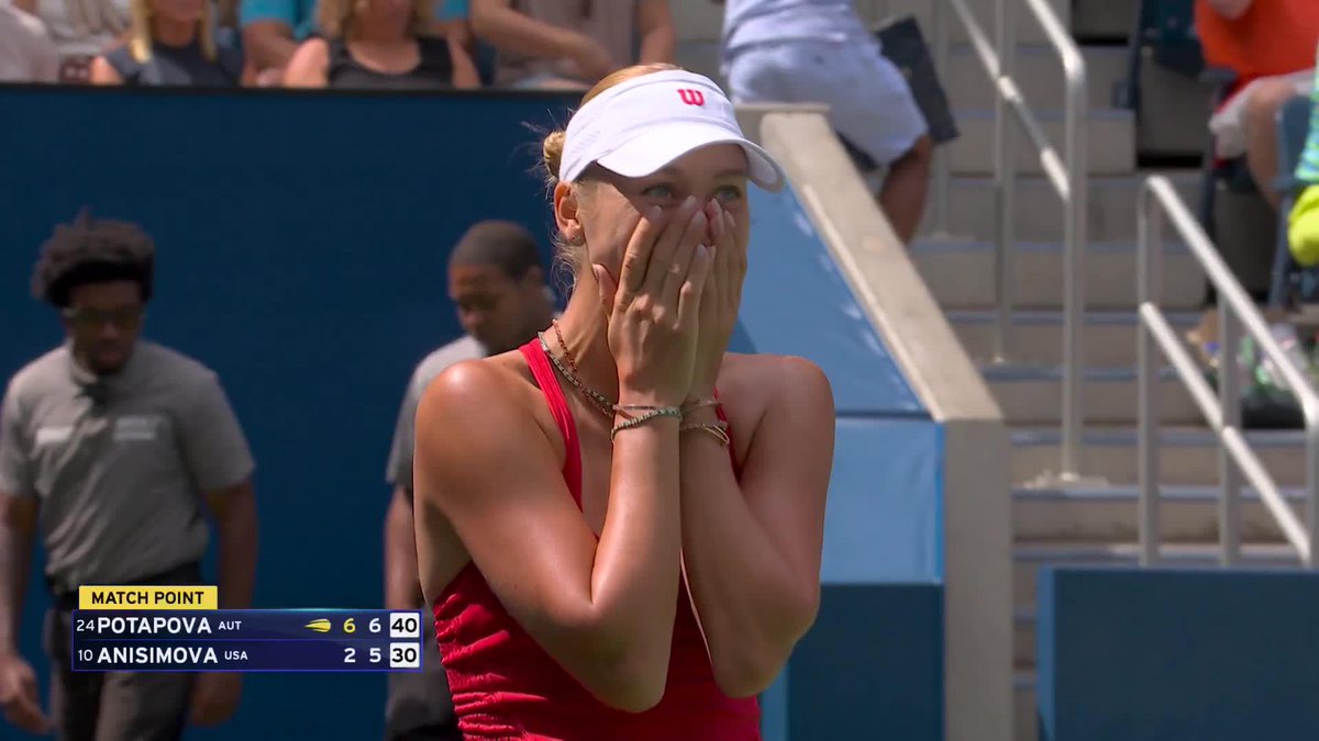 Anastasia is second-week bound 🗽 A huge 6-2, 7-5 victory over Anisimova sends her into Round 4.