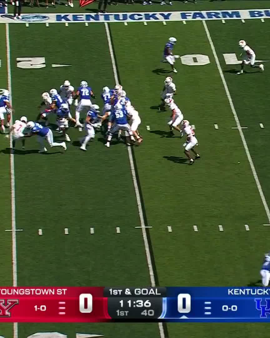 .Cedric “C4” Baxter Jr GETS IN and that’s the FIRST touchdown of the season 😼 📺- SECN+