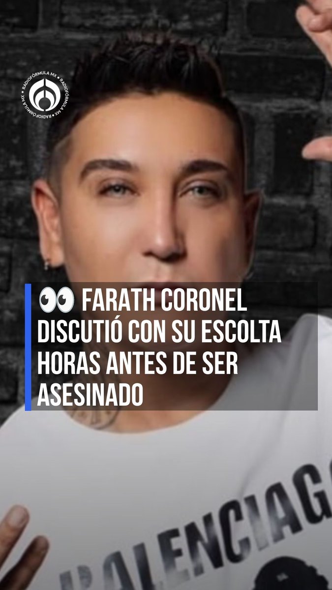 "Si el jefe no duerme, ustedes no duermen": 🤬🗣️ Filtran video de Farath Coronel antes de su asesinato en Edomex. En las imágenes se observa un tenso intercambio con uno de sus escoltas, a quien insulta durante una discusión. El material podría ayudar a reconstruir los últimos movimientos del vidente. 📹: Redes Sociales