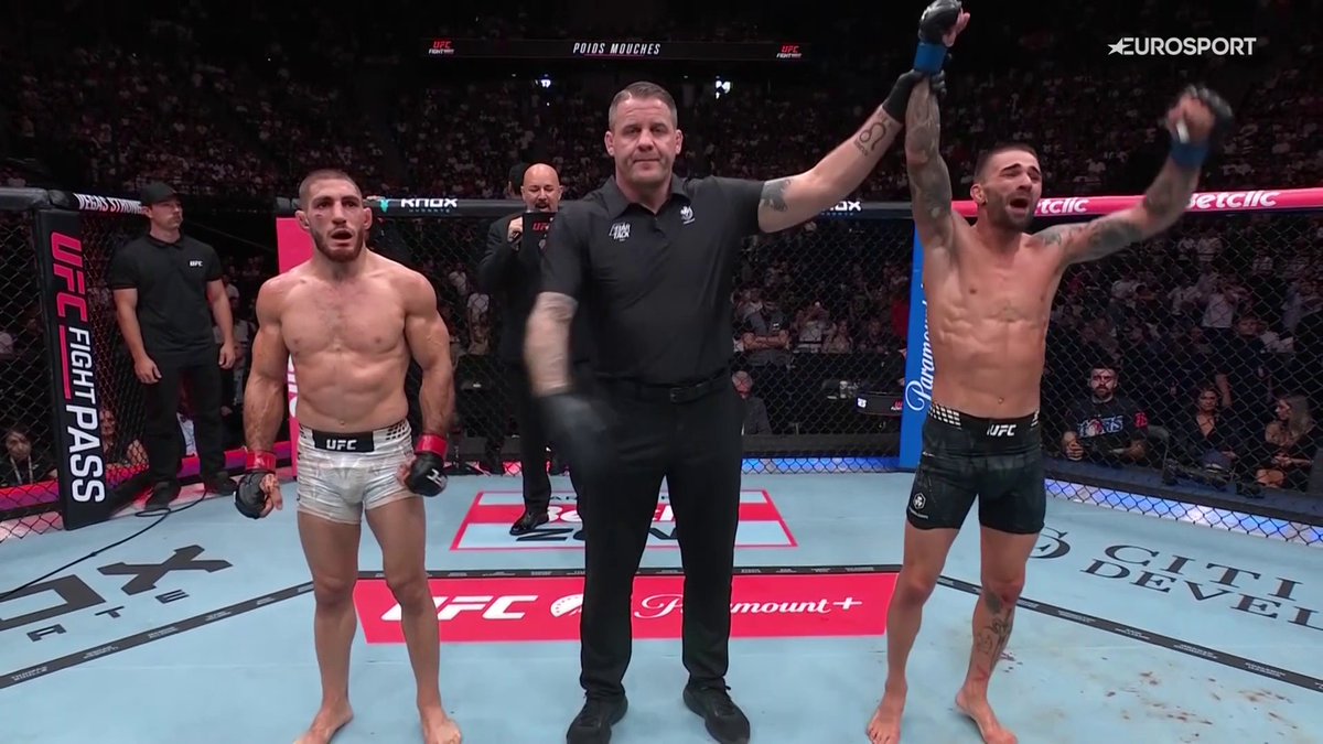 UN POTRO SALVAJE. 𝐄𝐋 𝐏𝐎𝐓𝐑𝐎 𝐌𝐄𝐍𝐎𝐑𝐐𝐔𝐈́𝐍. 🐎🇪🇸 Fabià Sintes silencia el Accor Arena y debuta con victoria unánime en la UFC. #UFCParis #UFCHBOMax