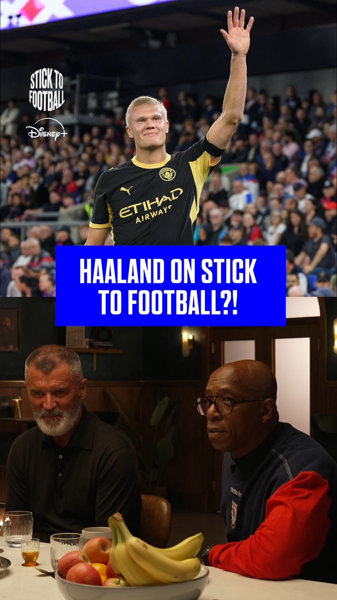 Erling Haaland on Stick to Football? Never say never... 🇳🇴 Well, unless you’re Roy! 🤣