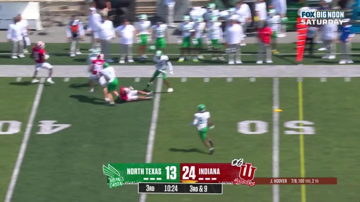 Brock Schott with the tough catch 💥 Indiana Football Watch on FOX
