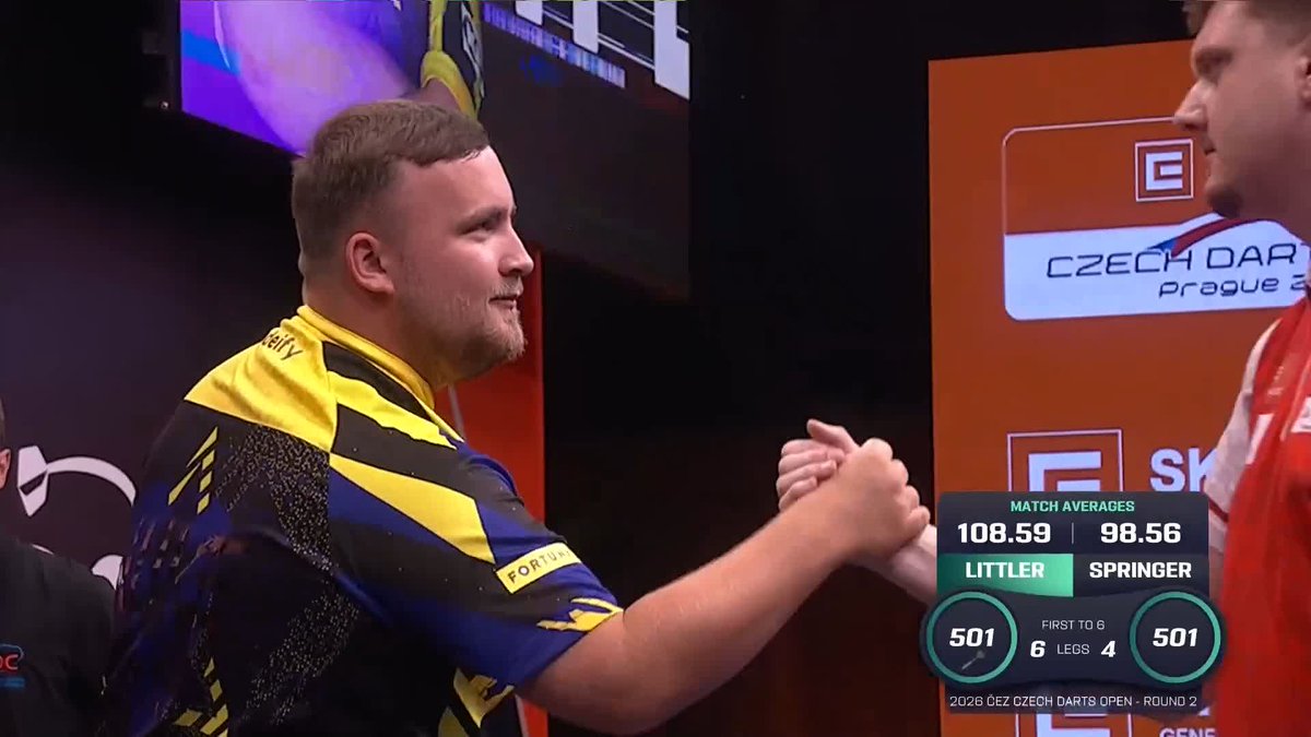 A MONSTER PERFORMANCE FROM LITTLER! 🤯 Luke Littler, welcome back to the European Tour! The world number one is through to the final day of action in Prague, as he averages upwards of 108 in a 6-4 victory over Niko Springer! 📺 #ET12