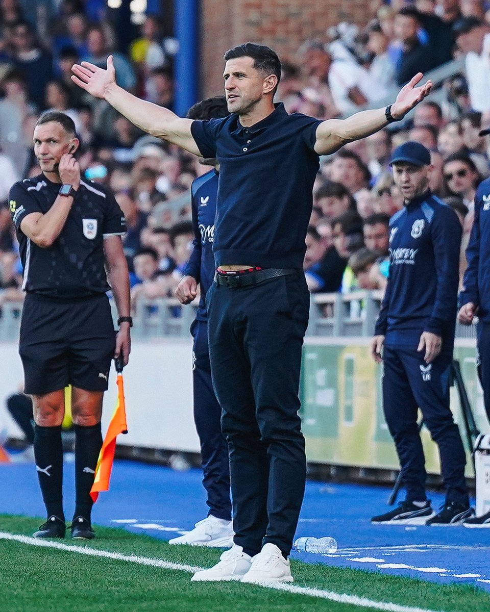 💬 "It was a very appropriate day all round." 🎙️ John Mousinho after #Pompey's victory over Cardiff. 🔗