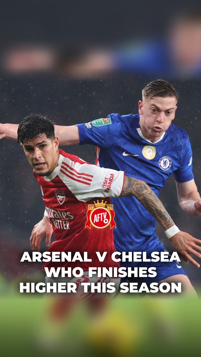 Who do you think will finish higher this season - Arsenal or Chelsea? 🤔🏆 #AFTV