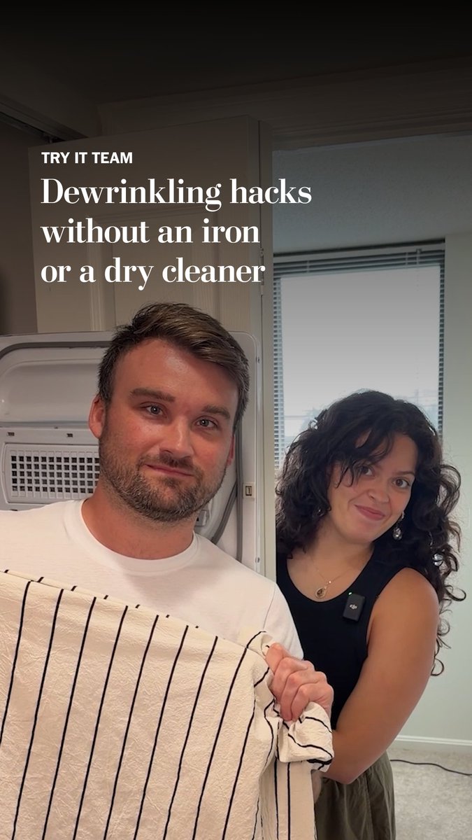 Don't have an iron and need to get wrinkles out of your clothes? Our Try It team put some DIY hacks to to the test.