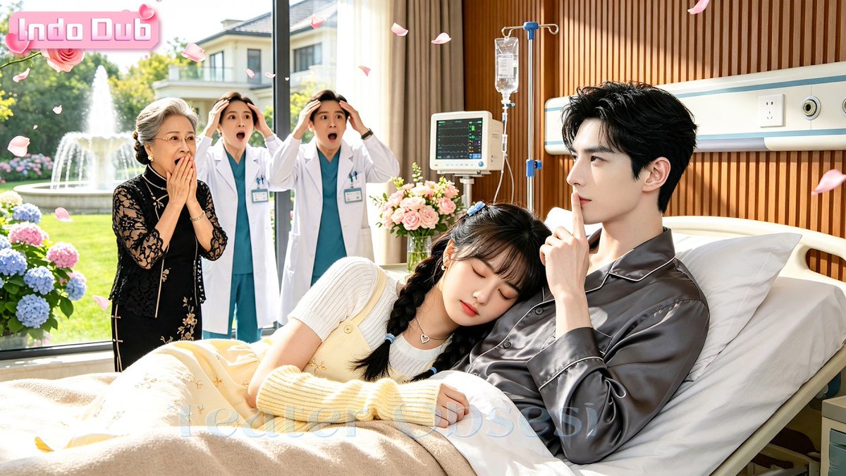 Drama Cina - Tak ada yang mampu sembuhkan CEO koma,hingga gadis berani berbaring di sisinya dan membuatnya pulih😇😍