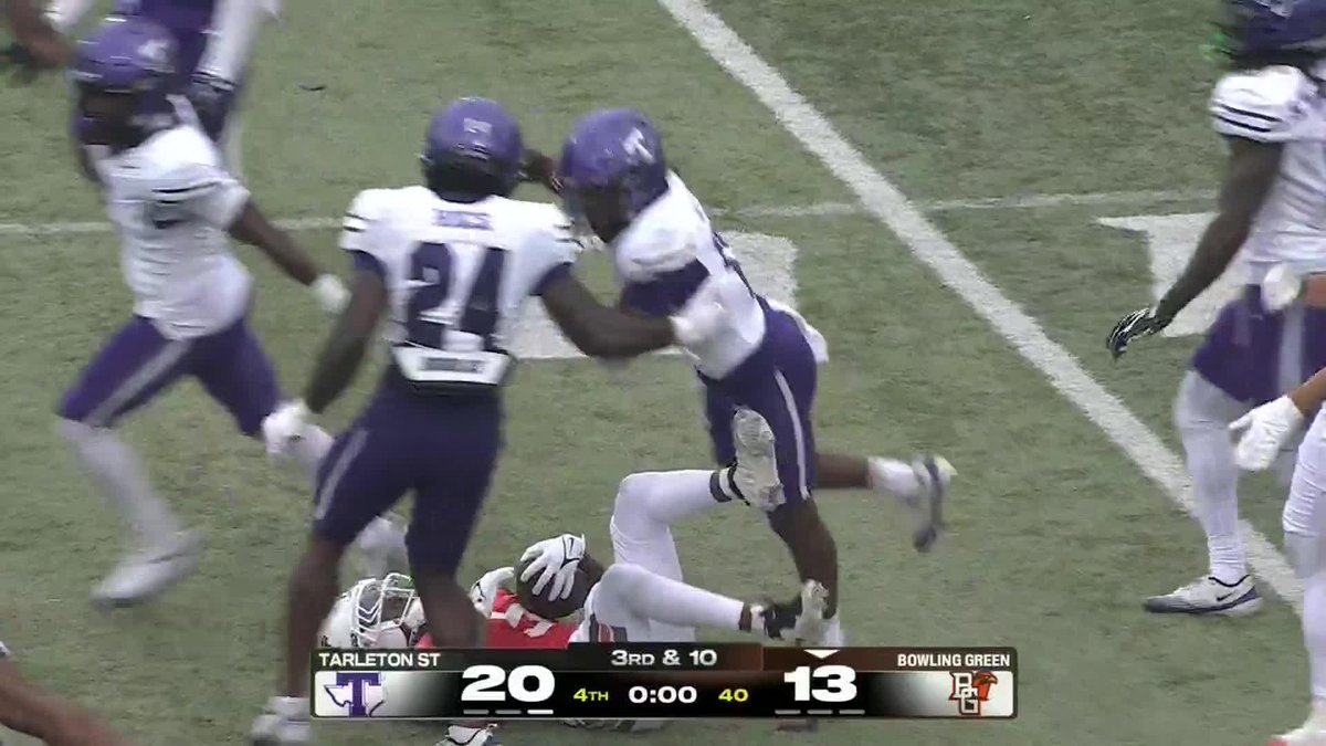 We have our first FCS > FBS win of the season‼️ It's the second straight year Tarleton State has taken down an FBS school 👏
