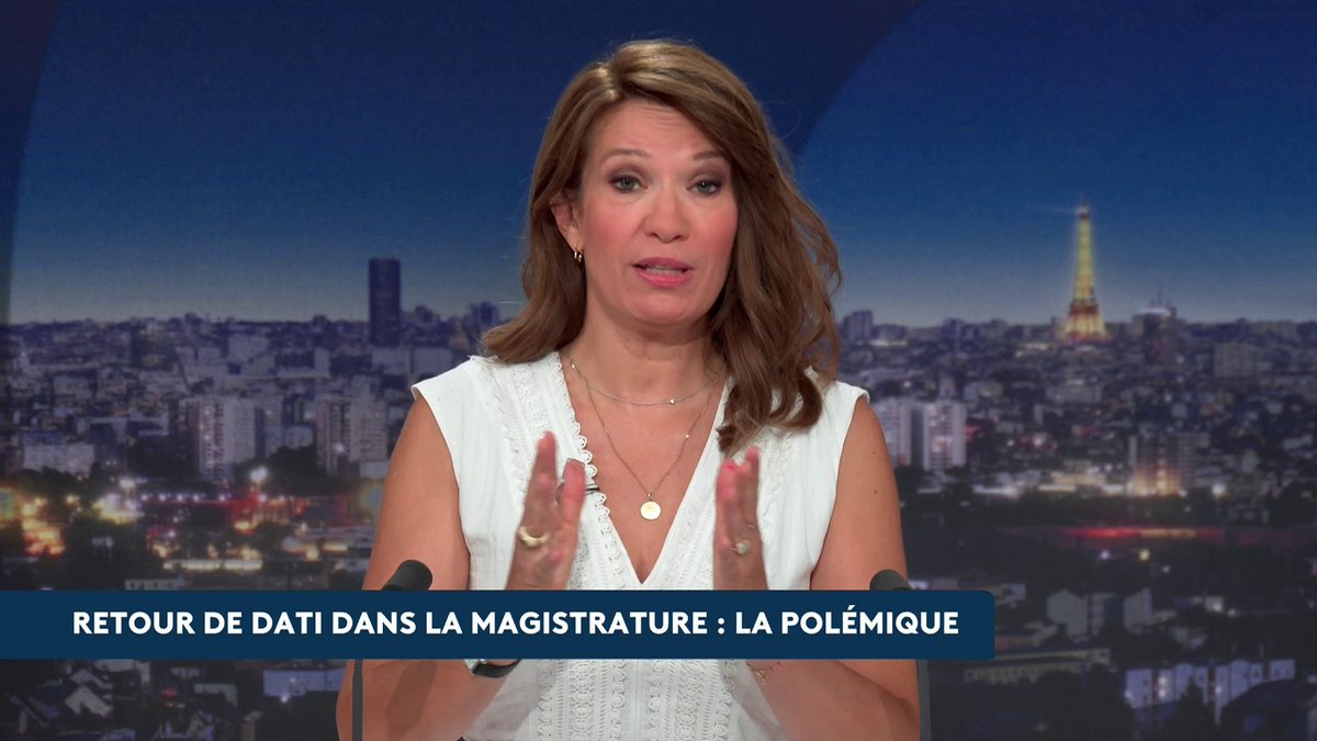 🔴 Réintégration de R.Dati : "Ça pose un problème moral. Requérir des peines quand on est soi-même mis en cause dans une affaire pénale" pose question, estime Évelyne Sire-Marin, magistrate honoraire et vice-présidente de la LDH. #ASuivreAvecClaireElisabethBeaufort #canal16