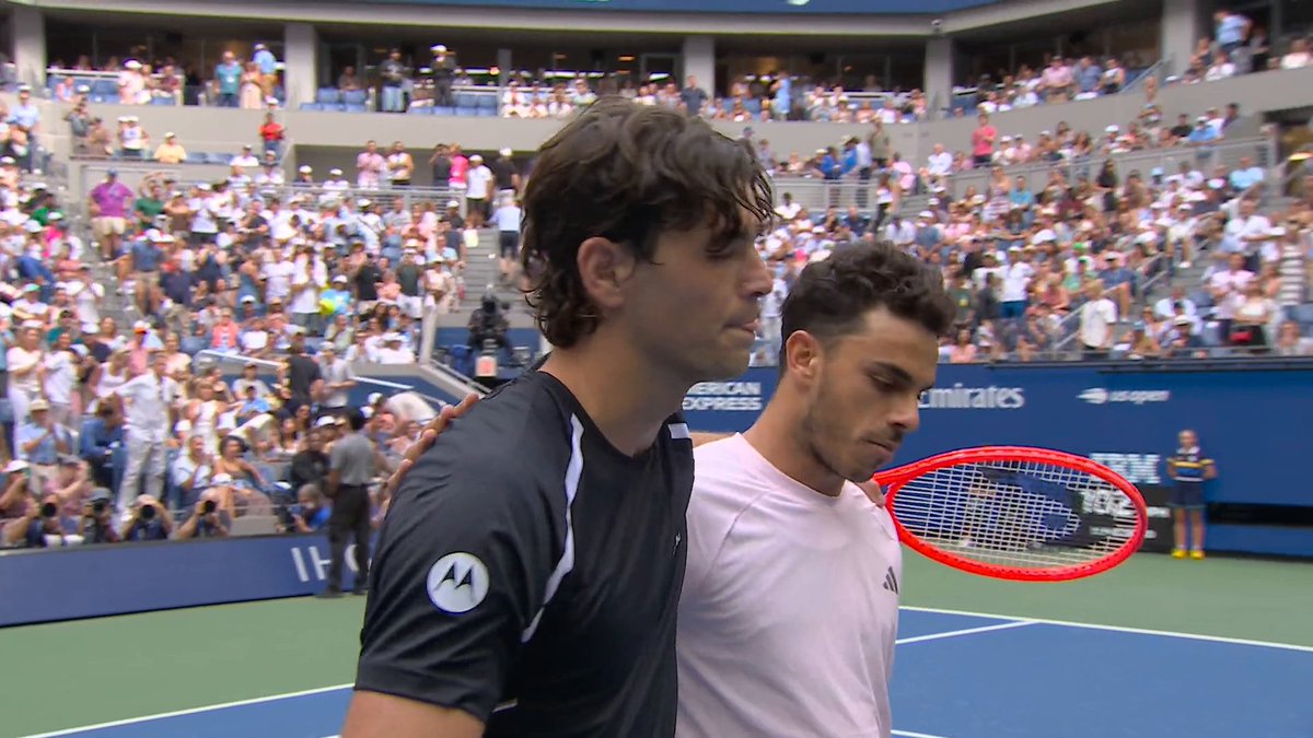 Francisco Cerundolo comes back from down 0-2 to take down No. 9 Taylor Fritz at the US Open 😮