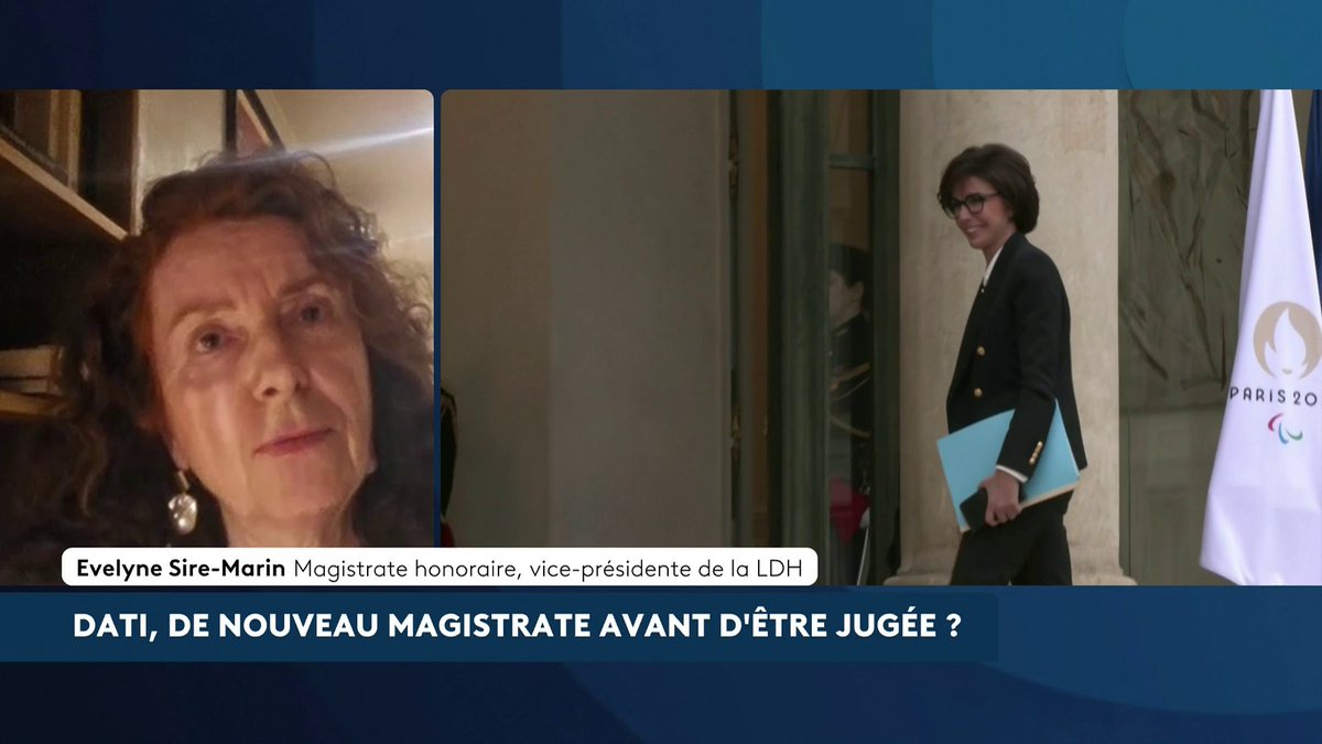 🔴 Rachida Dati : "Elle pourrait être réintégrée et percevoir un salaire sans exercer de fonctions juridictionnelles", note Évelyne Sire-Marin, alors que la France compte "quatre fois moins de magistrats que dans le reste de l'Europe". #ASuivreAvecClaireElisabethBeaufort #canal16