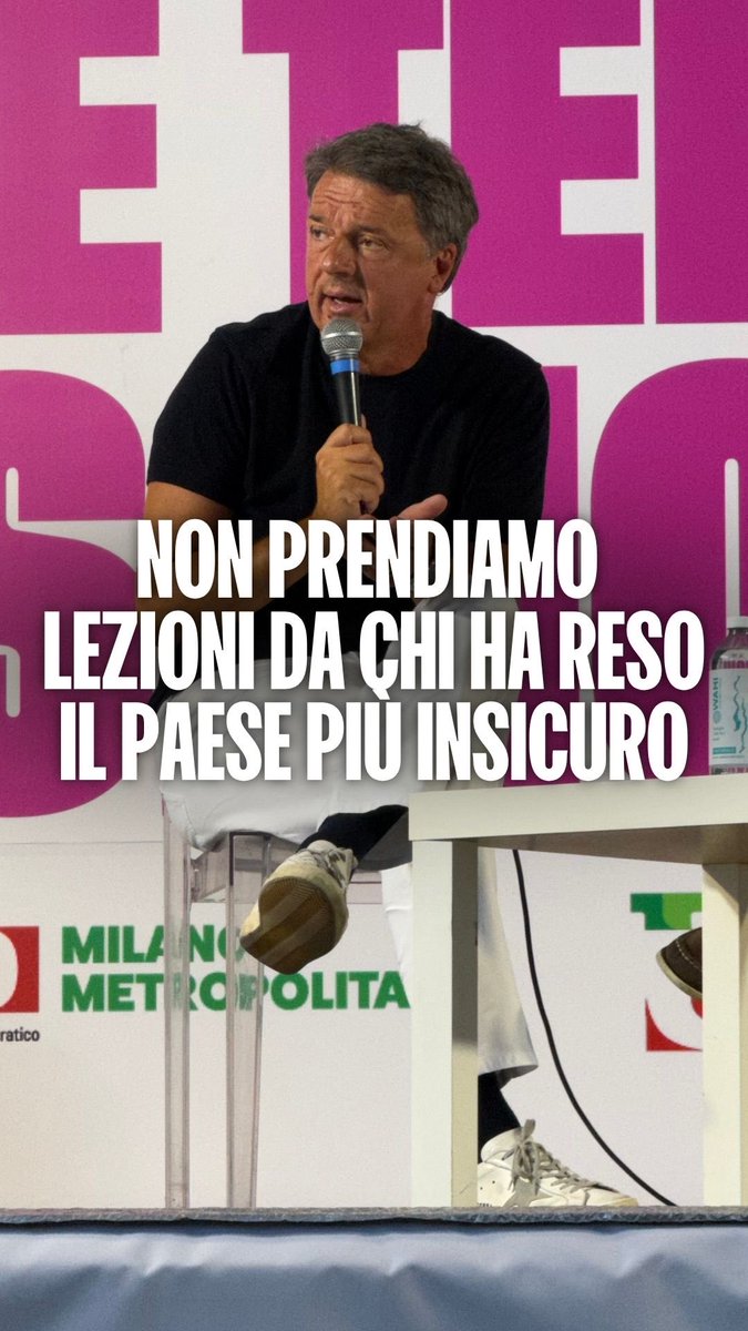 Dobbiamo avere il coraggio di parlare di sicurezza, di dire le cose come stanno senza paura. Lo scaricabarile vergognoso delle responsabilità sui Sindaci da parte del Governo deve finire. Questi sono gli argomenti su cui il centrosinistra deve andare all’attacco.