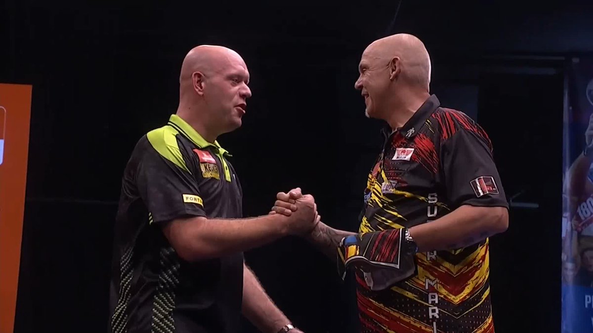 MVG ROLLS ON! Michael van Gerwen sets up a scintillating tie with Wessel Nijman tomorrow afternoon, as the Dutchman beats Mario Vandenbogaerde 6-4! 📺 #ET12