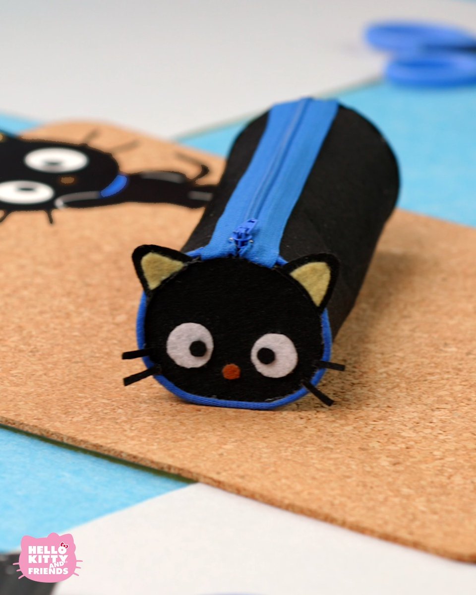 With a little help from Chococat, you’ll be ready to head back to class in style!📚✨ Learn how to make your own Chococat pencil pouch on the Hello Kitty and Friends YouTube channel: