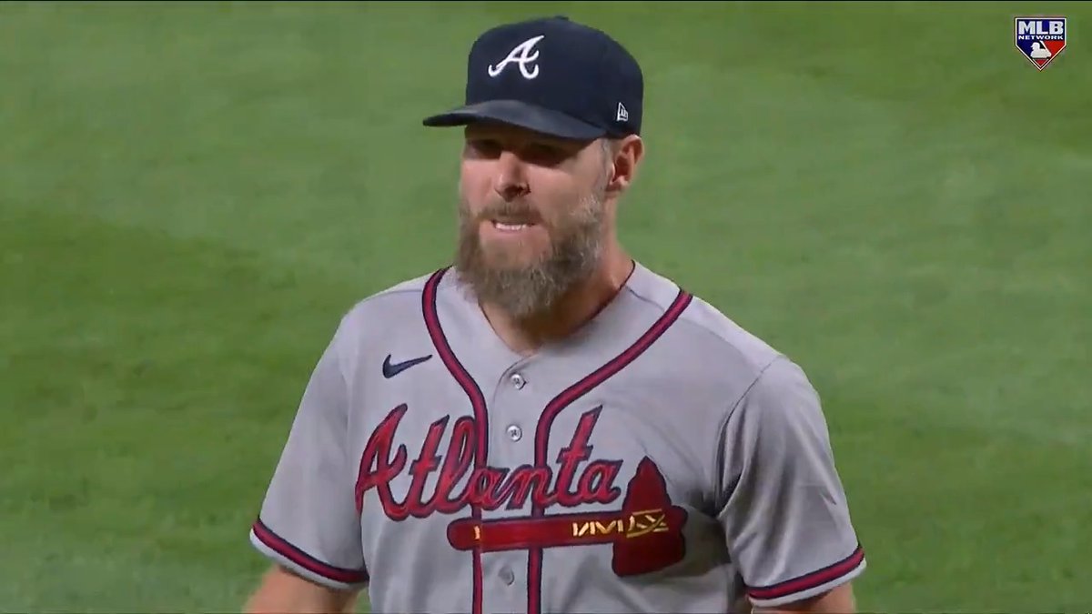 “He has been one of the best teammates I think I've had in my career... We always go to him and he knows what to do.” 😤 - Ozzie Albies on Chris Sale #MLBCentral | Atlanta Braves
