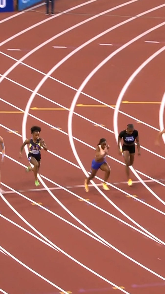 Tina meant business 🫡 Diamond League Champion Tina Clayton leaves the field chasing in the women’s 100m, becoming the only athlete to dip under 11 seconds with a blistering 10.93 💥💎 #BrusselsDL 🇧🇪 #DiamondLeague
